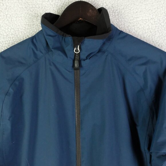 Henri Lloyd Jacket Mens Small Navy Blue Waterproof Full Zip Lightweight Marine - Picture 2 of 9